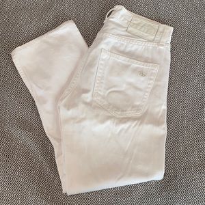 Rag & Bone white cropped jeans